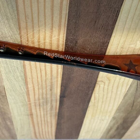 Brown Red Star Polarized Sunglasses main image 4